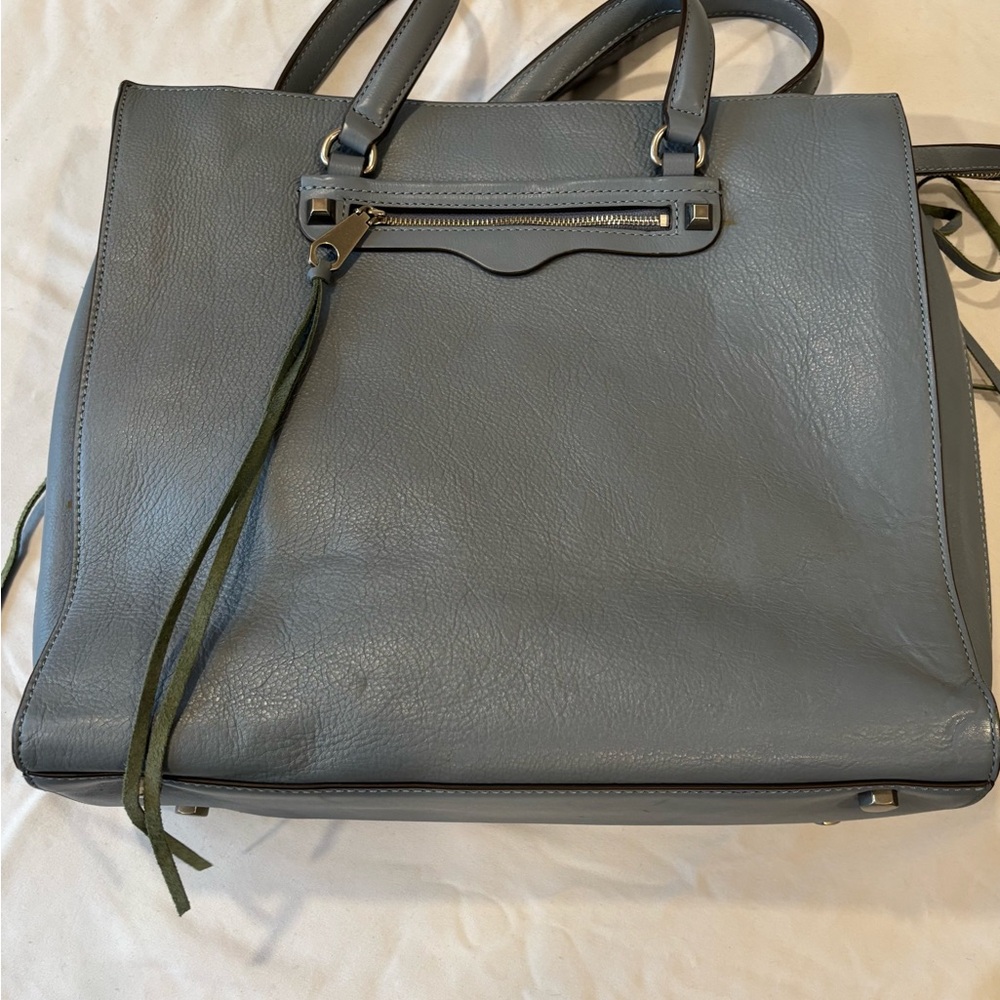Rebecca Minkoff Light Blue Leather Tote Bag